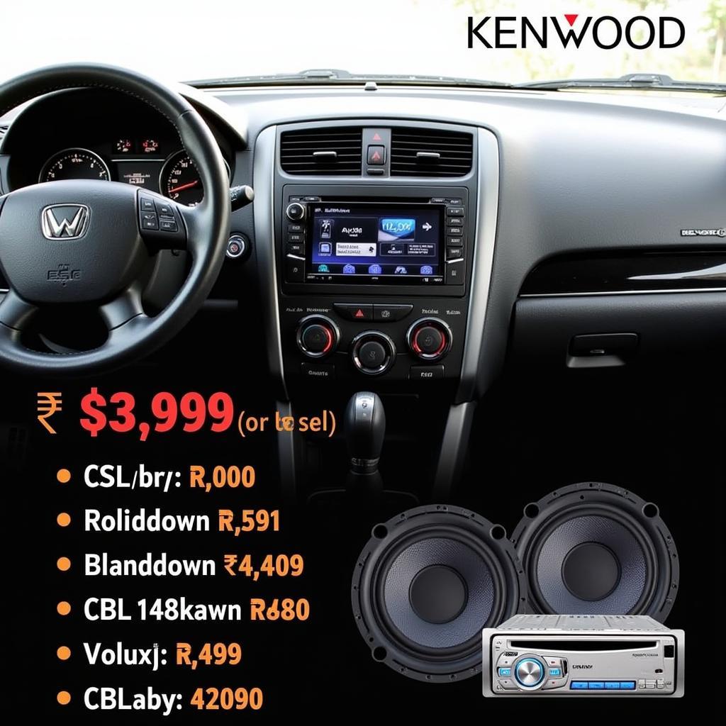 Kenwood Car Audio Systems in Pakistan