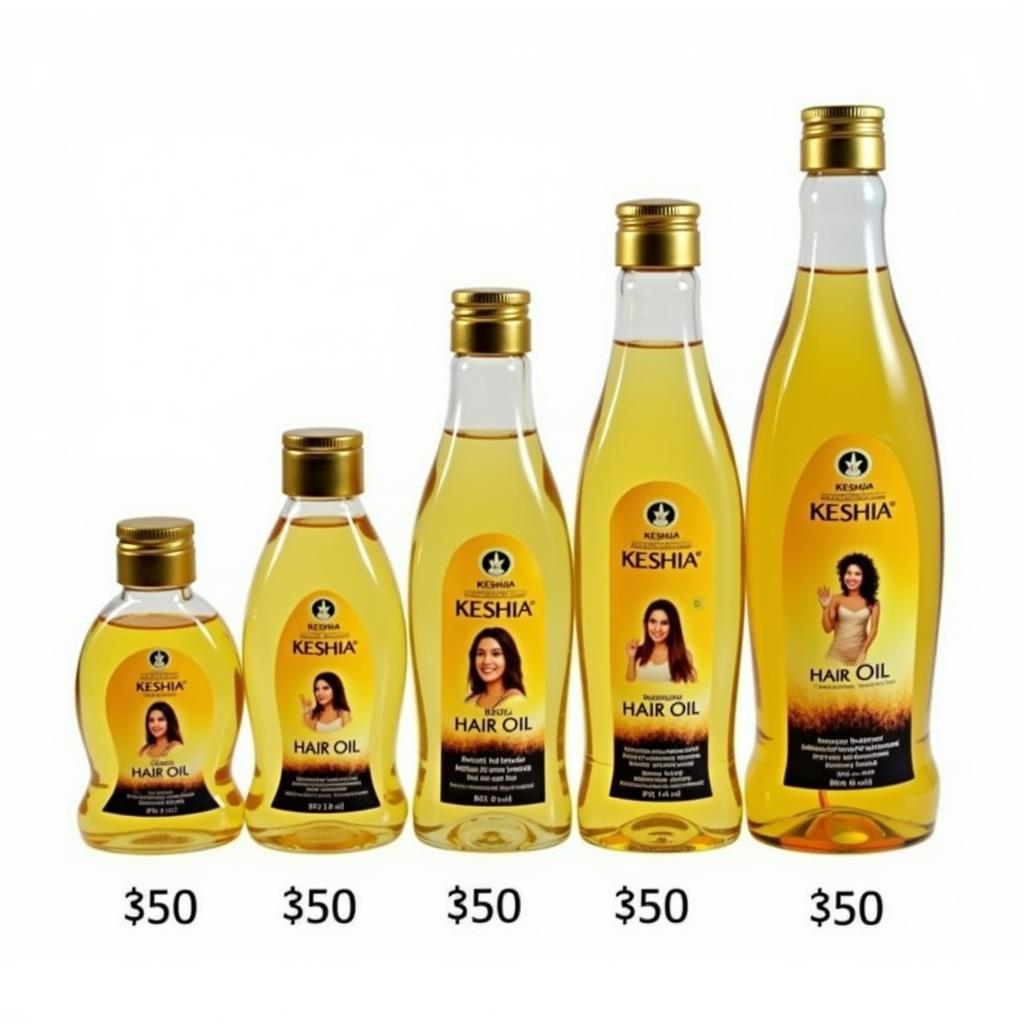 Keshia Hair Oil in Different Sizes - Pakistan Market