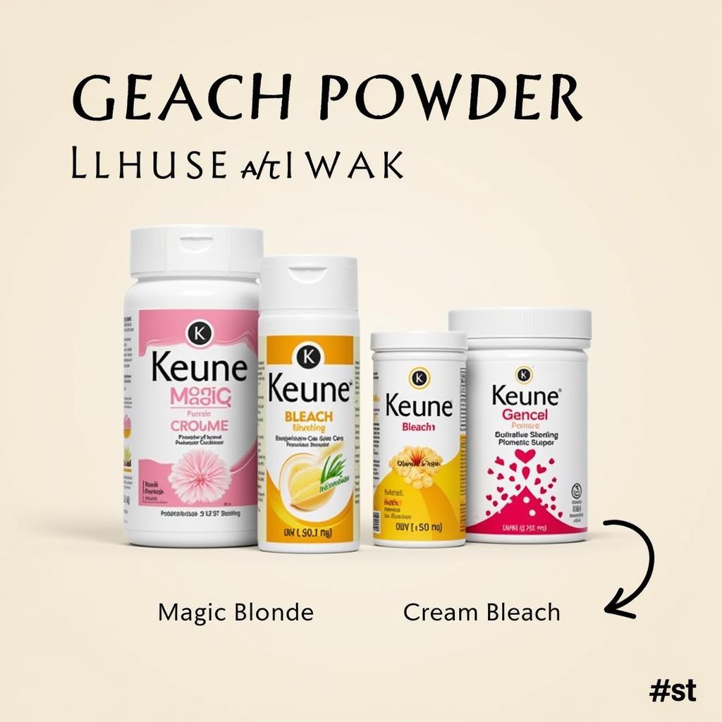 Keune Bleach Powder Products Available in Pakistan