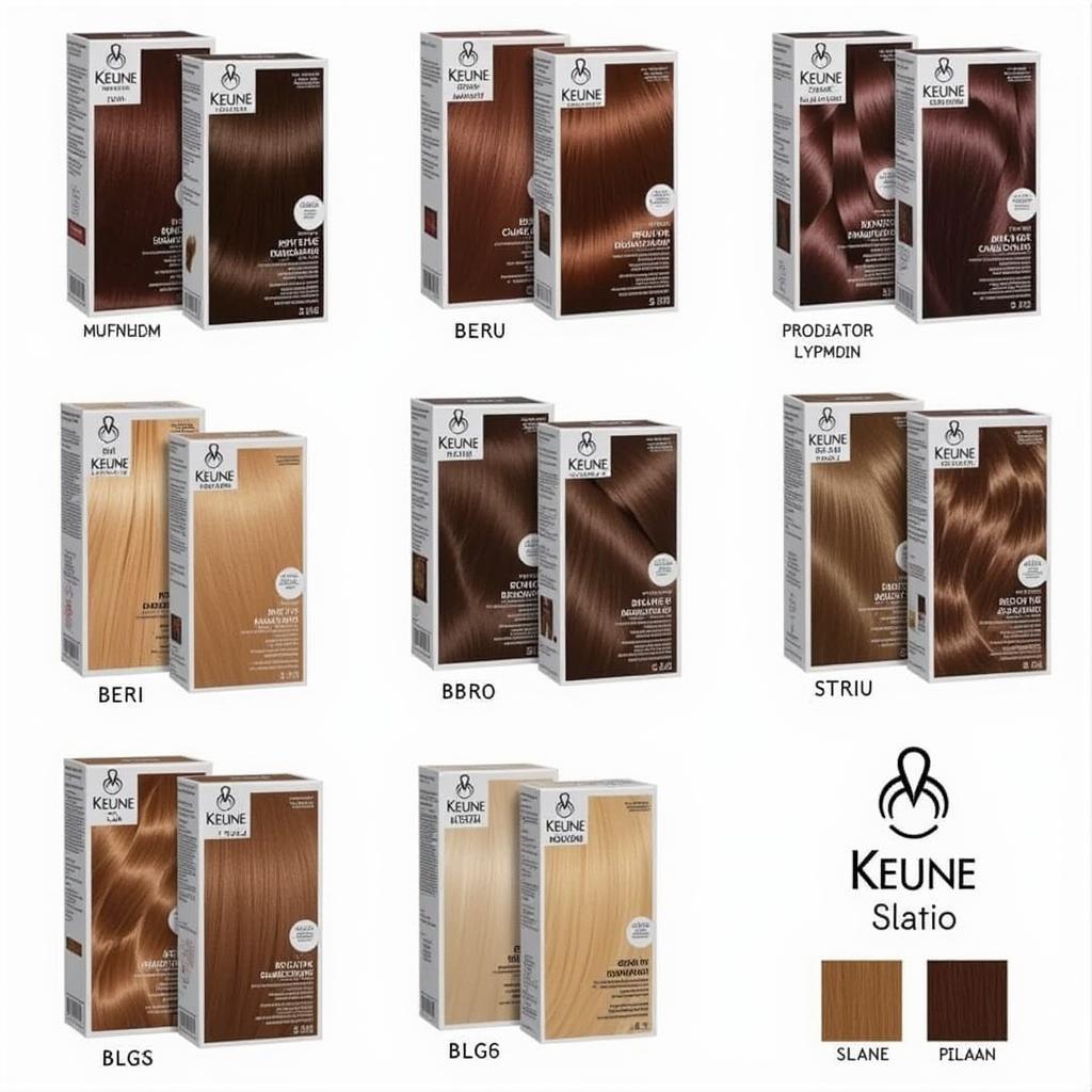 Keune Hair Color Shades Available in Pakistan