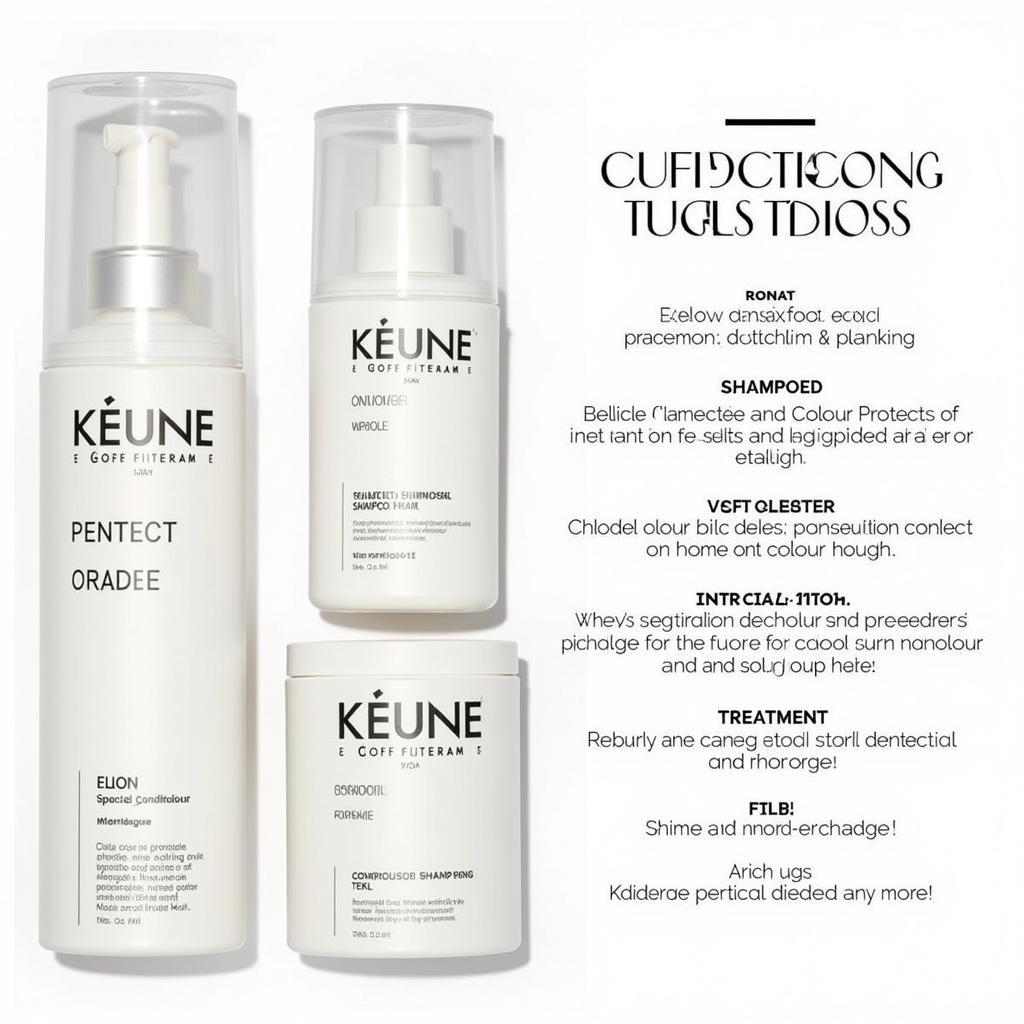 Keune Hair Colour Aftercare Products