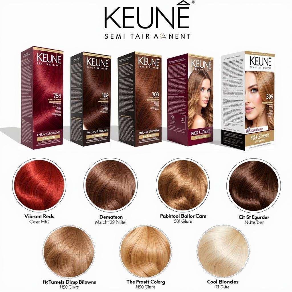 Keune Semi-Color Shades Available in Pakistan