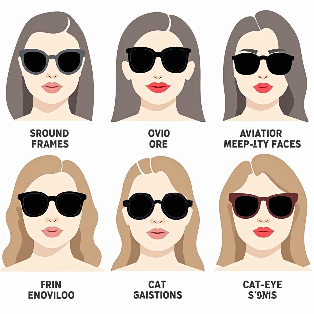 Ladies sunglasses in Pakistan for different face shapes