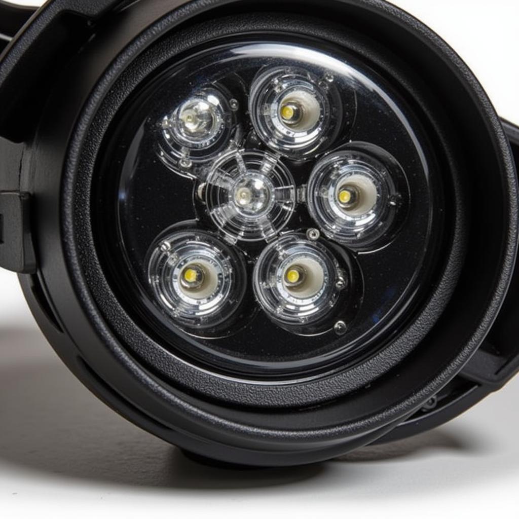 Close-Up of LED Fog Lights