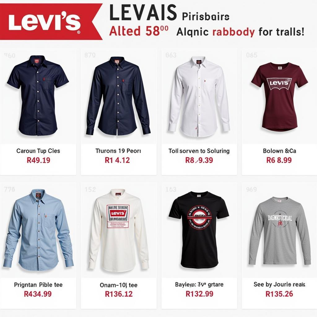 Levis Shirt Price Range in Pakistan