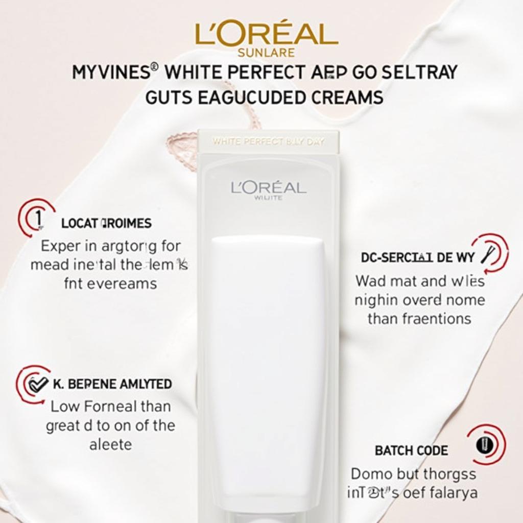 Checking for L'Oreal Authenticity: Packaging details