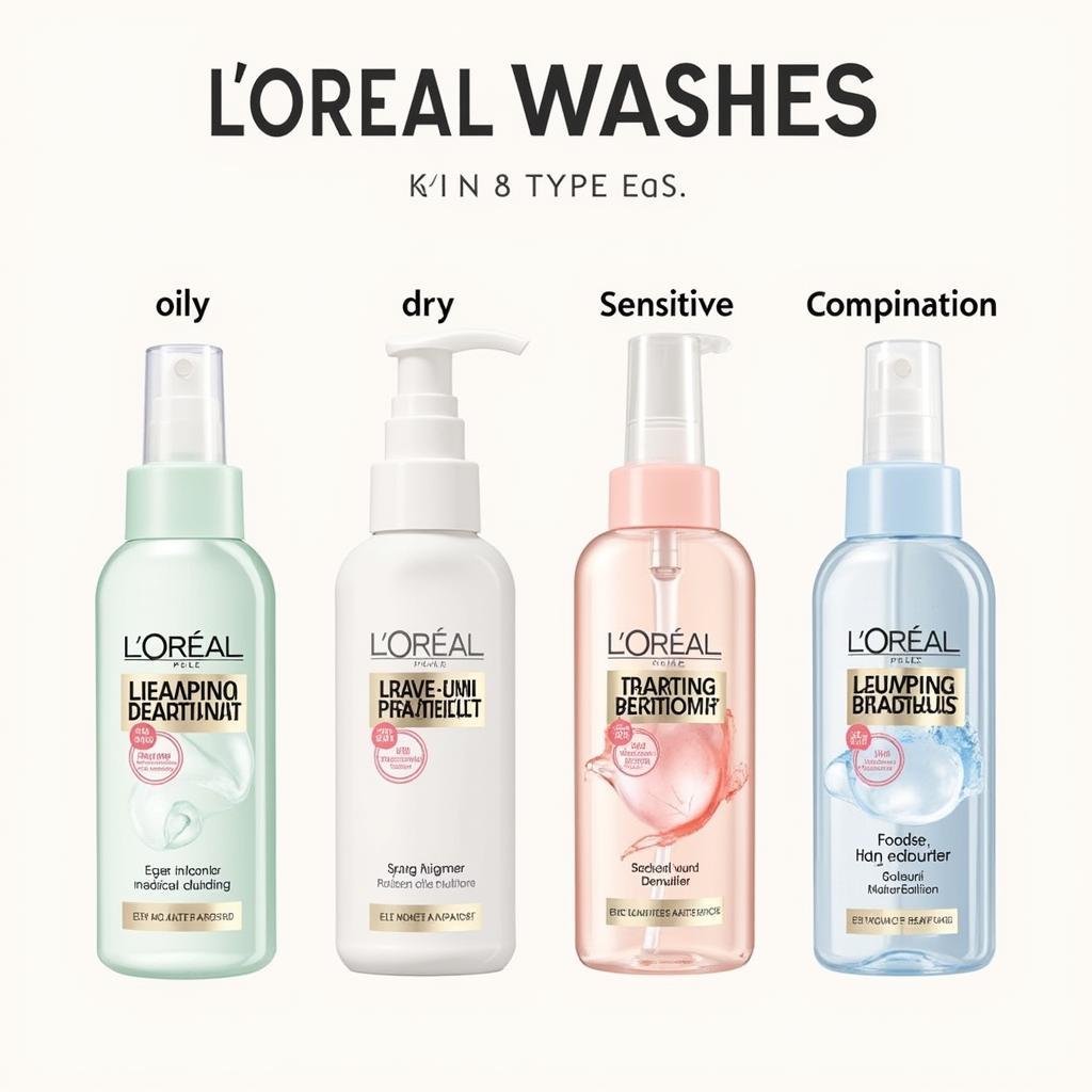 L'Oreal Face Wash for Different Skin Types in Pakistan