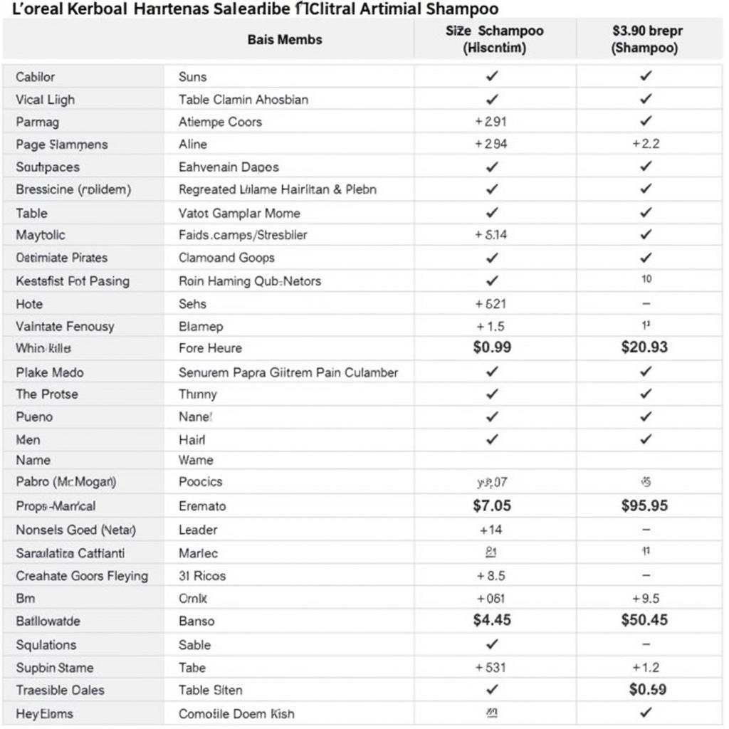 L'Oreal Keratin Shampoo Price Comparison