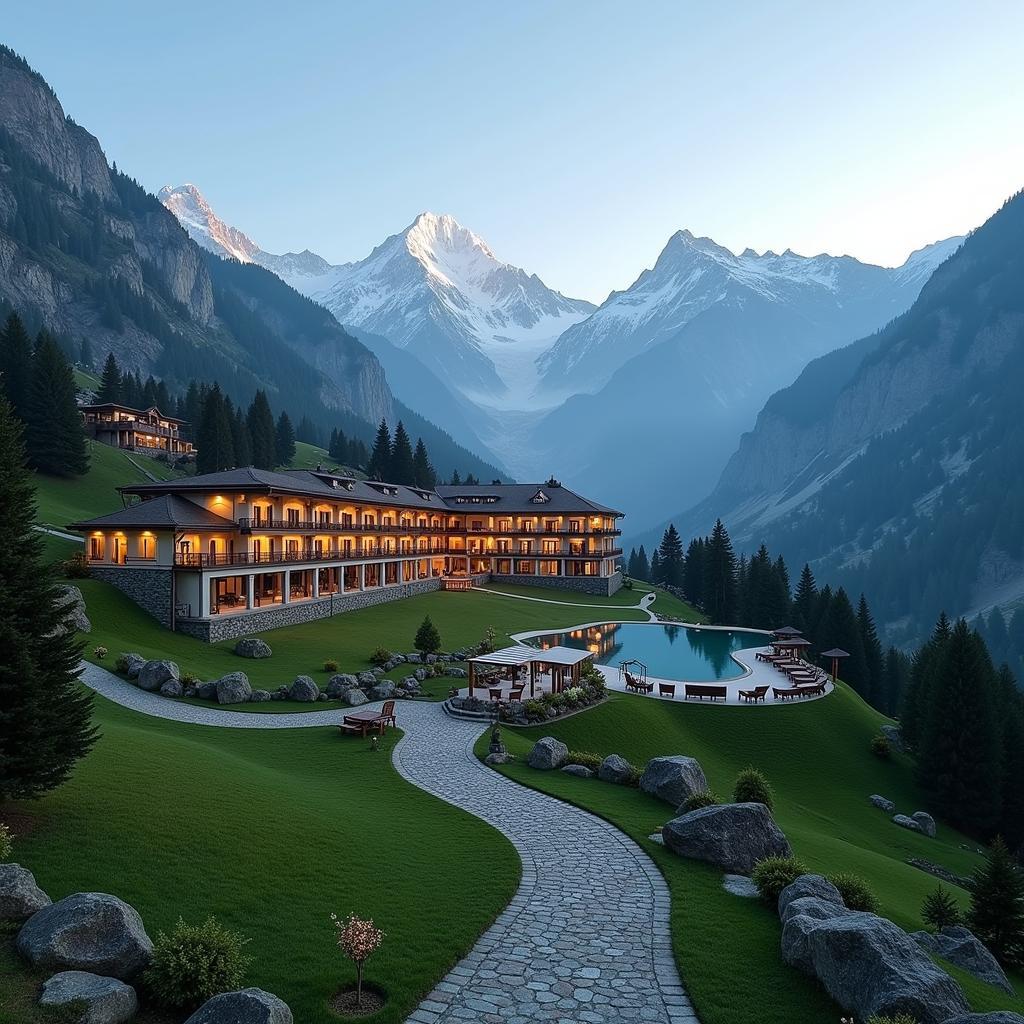 Luxury Hotel with Mountain View in Pakistan