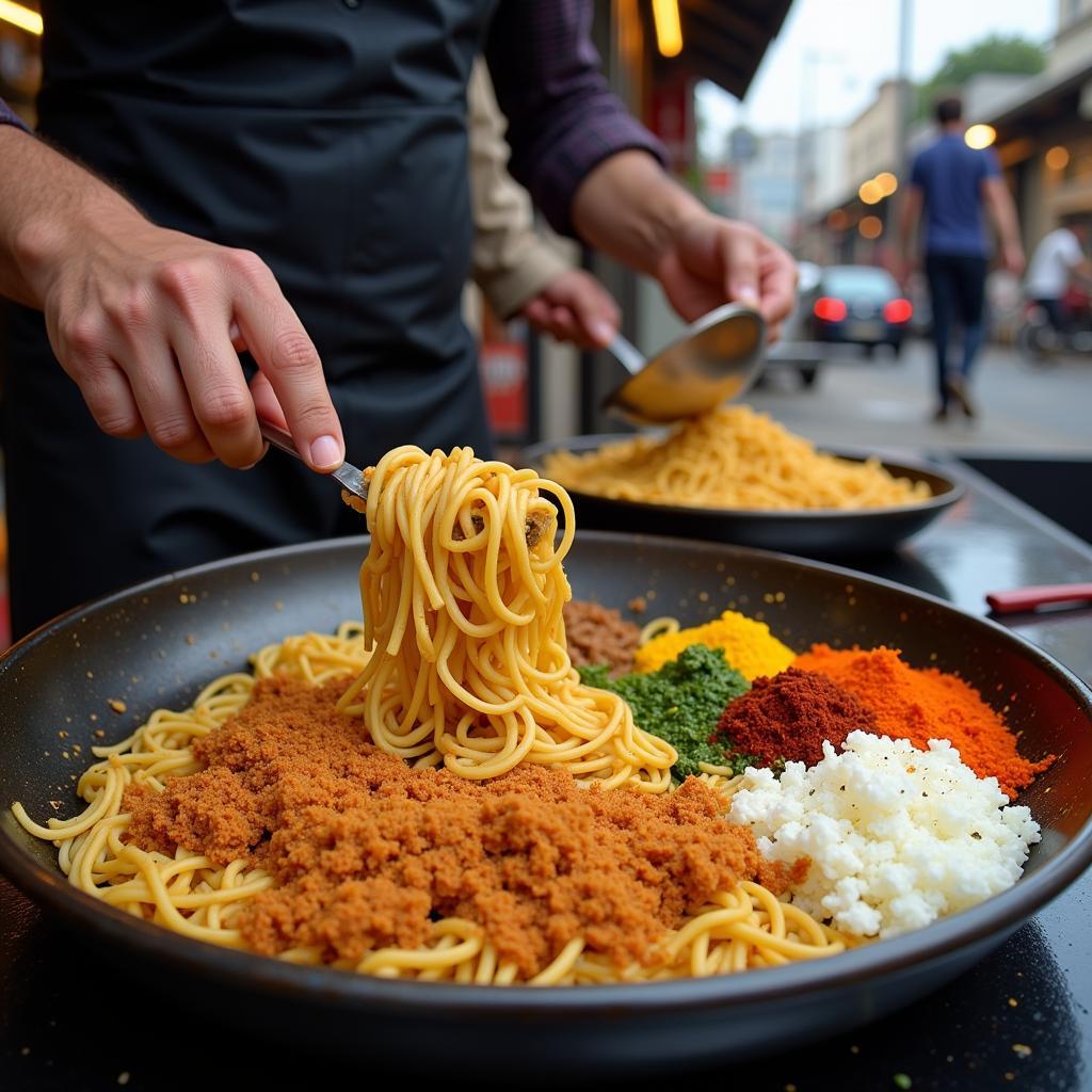 Maggi Noodles as Pakistani Street Food