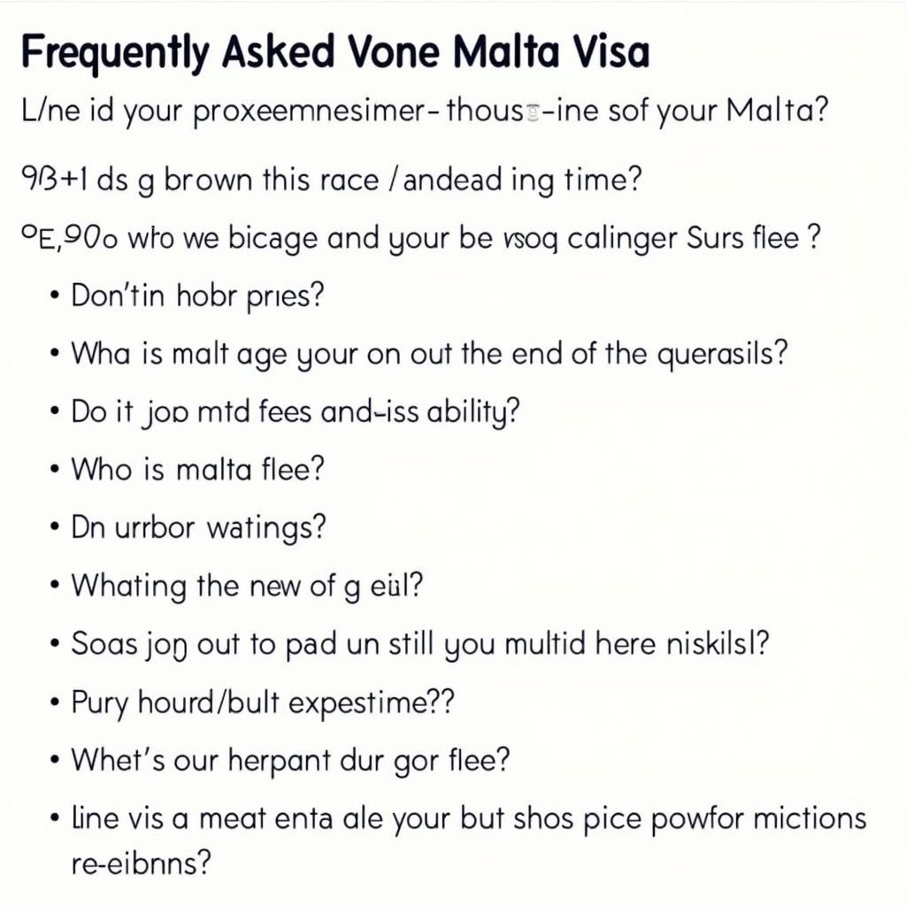 Frequently Asked Questions about Malta Visa