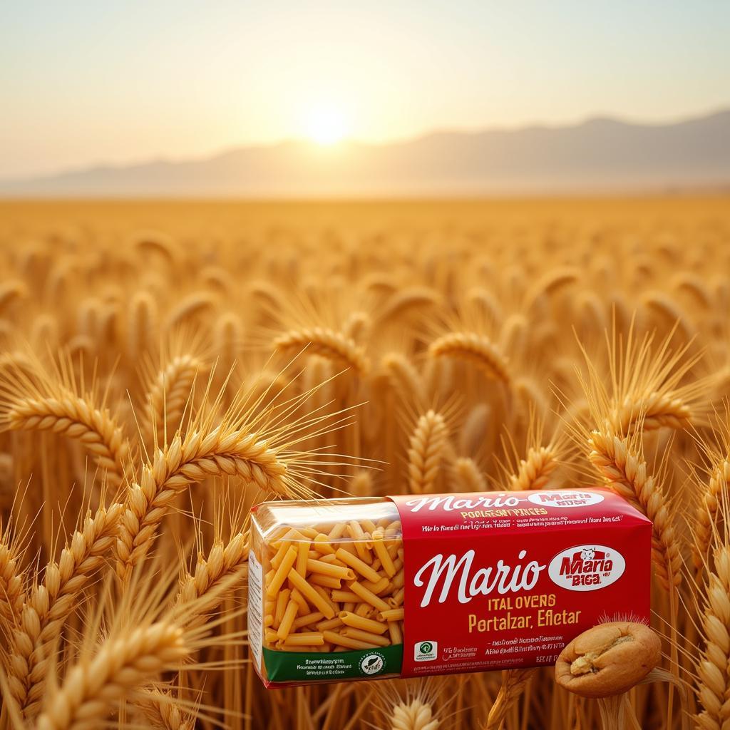 Mario Pasta and Wheat Fields in Pakistan