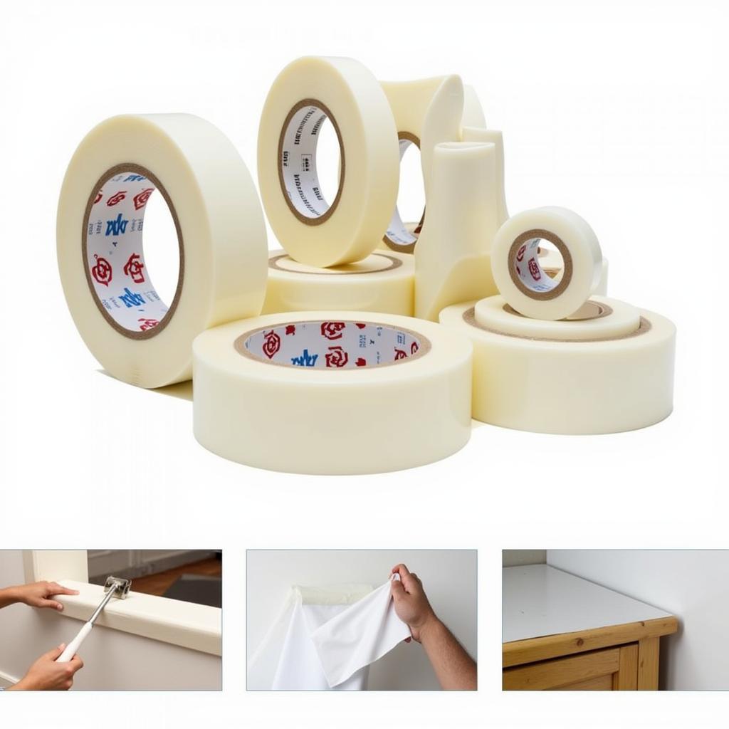 Masking tape rolls of various sizes available in Pakistan