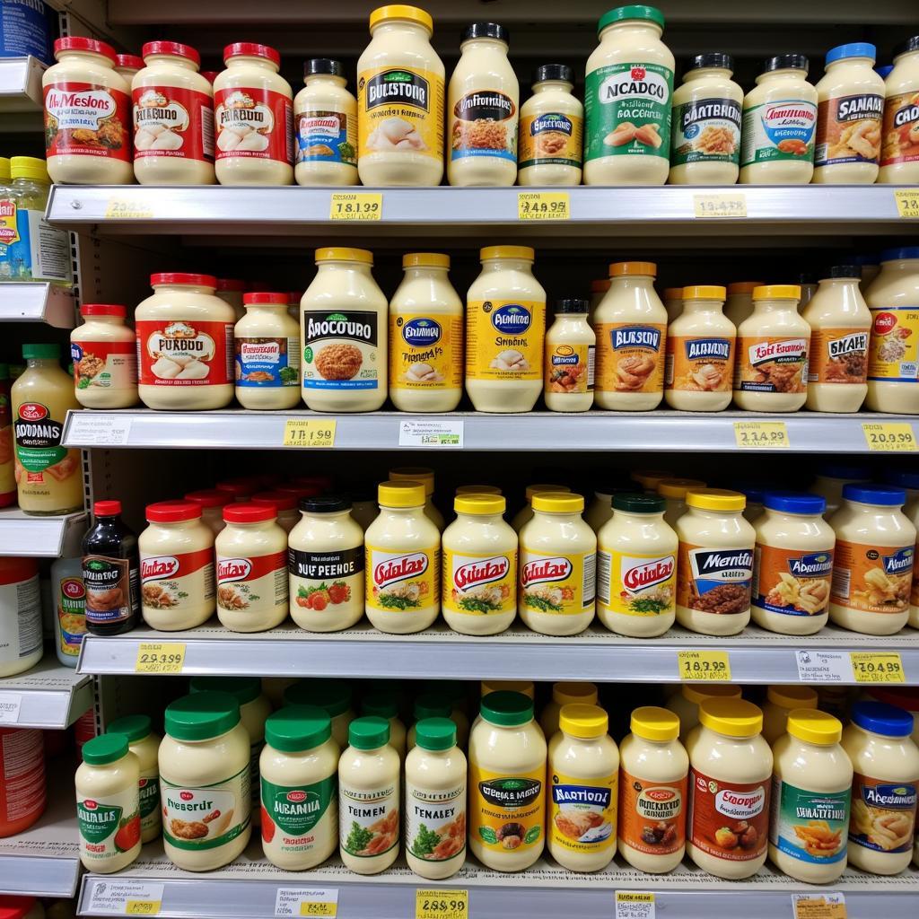 Mayonnaise Prices in a Pakistani Supermarket