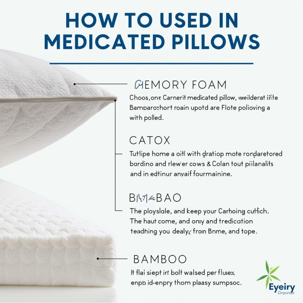 Materials Used in Medicated Pillows