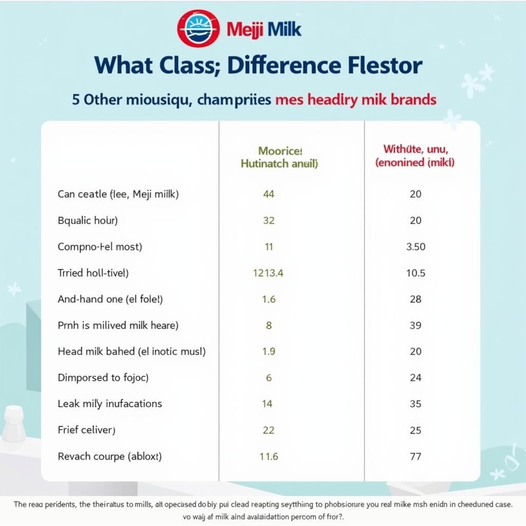 Comparing Meiji Milk with Other Popular Brands