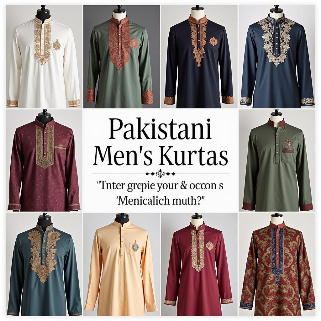 Traditional Mens Kurta Designs in Pakistan