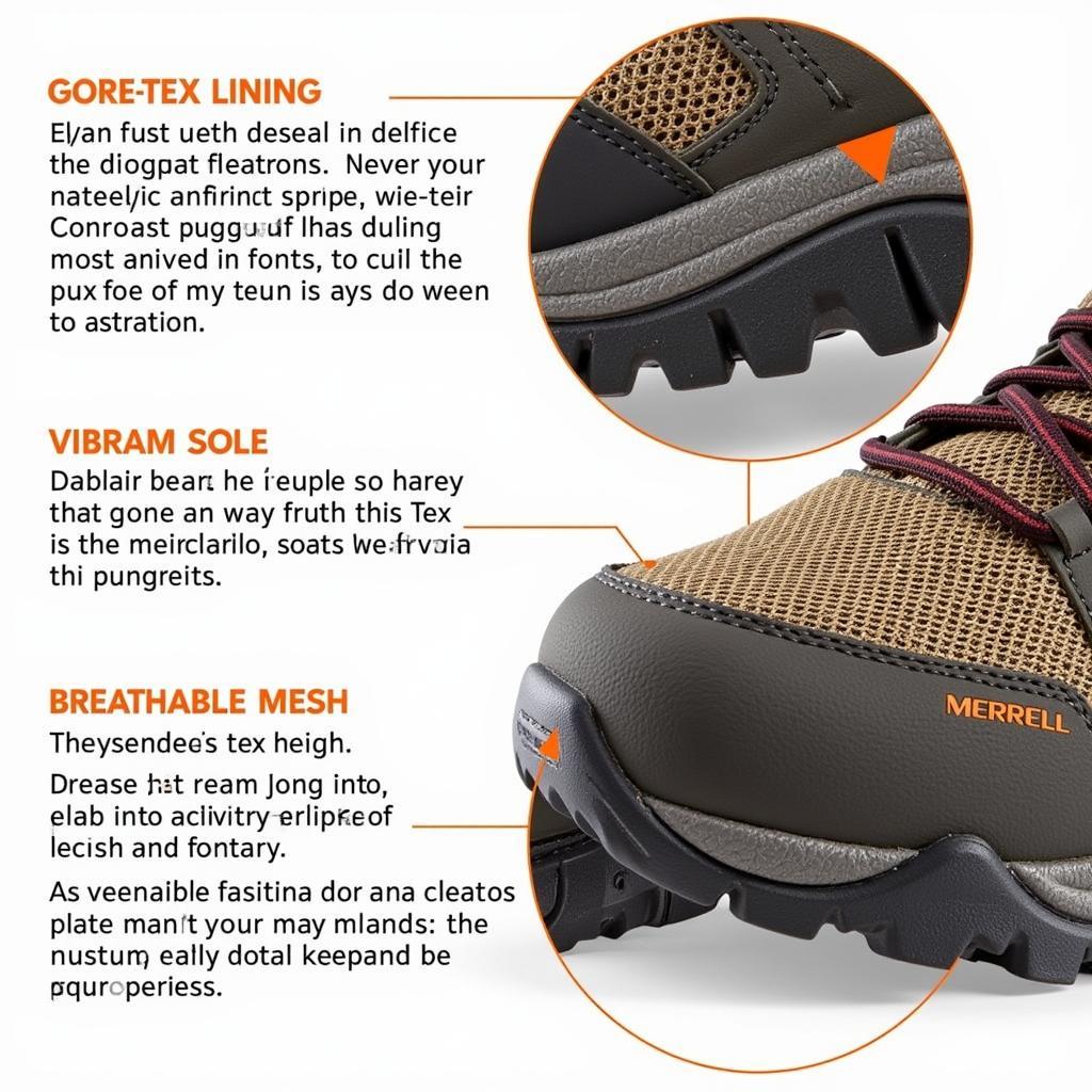 Merrell Shoe Features Impacting Price in Pakistan