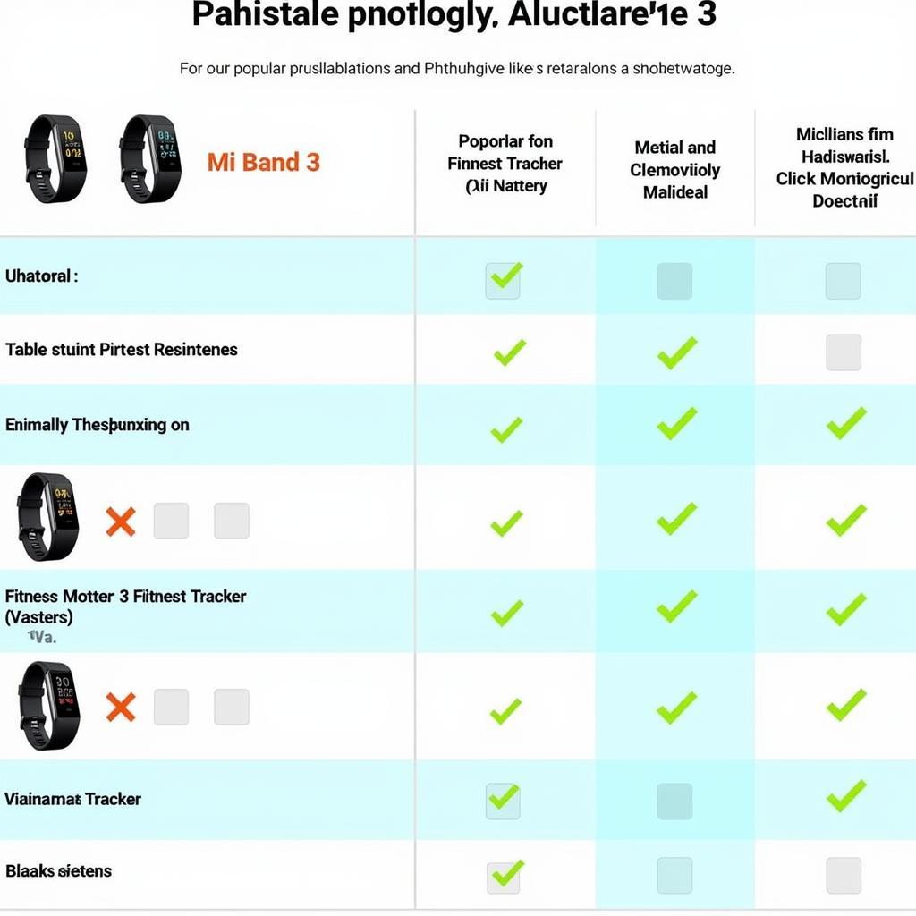 Mi Band 3 Comparison in Pakistan