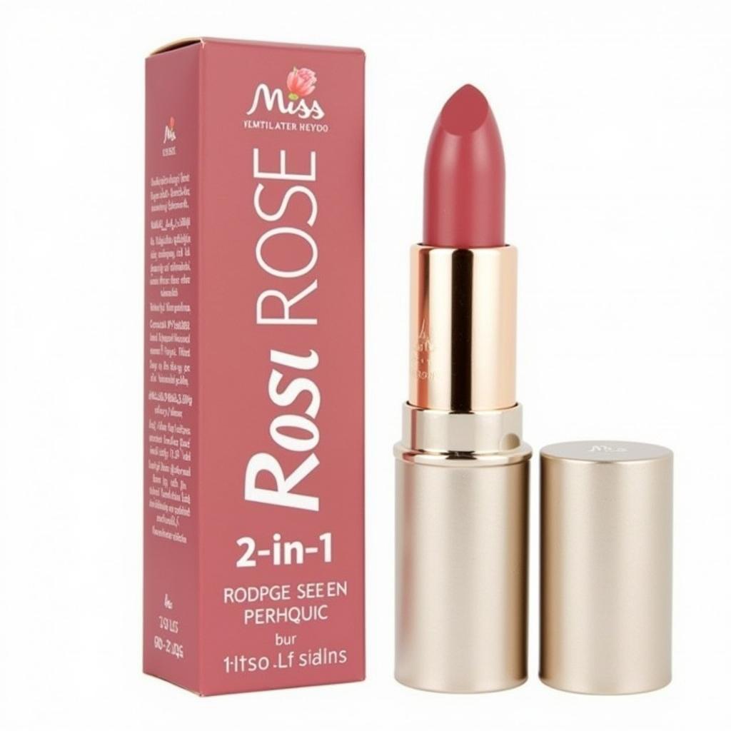 Miss Rose 2 in 1 Lipstick Packaging