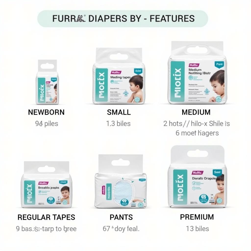 Molfix Diaper Sizes and Types in Pakistan