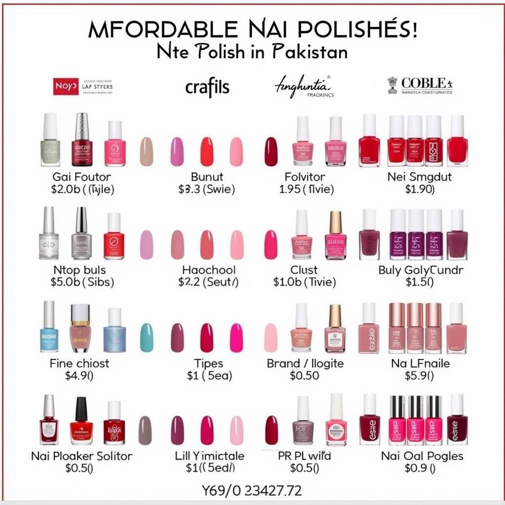 Nail Polish Price Range in Pakistan