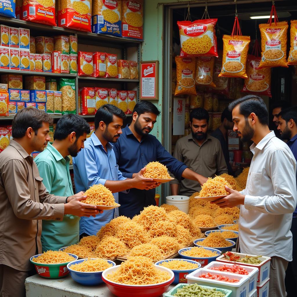 Noodle Market in Pakistan