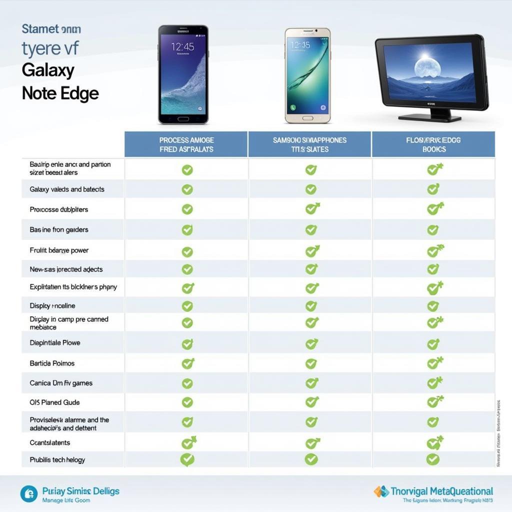 Comparison between the Samsung Galaxy Note Edge and contemporary smartphones in terms of features and performance