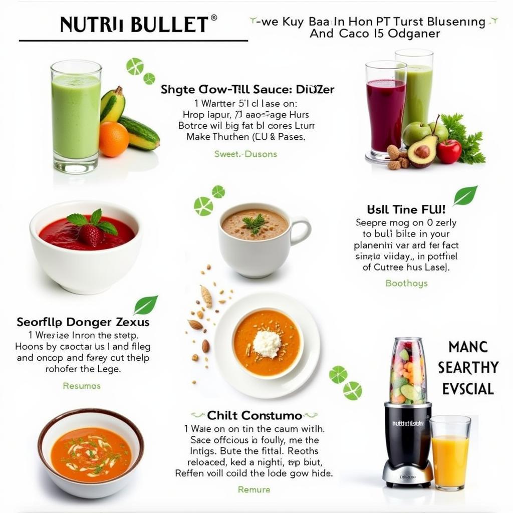 Healthy recipe ideas for using a NutriBullet