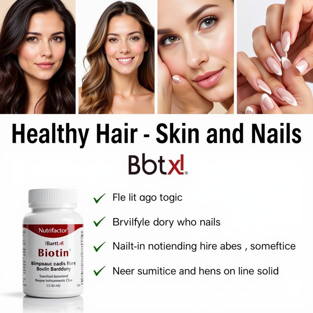 Benefits of Nutrifactor Biotin for Hair, Skin and Nails