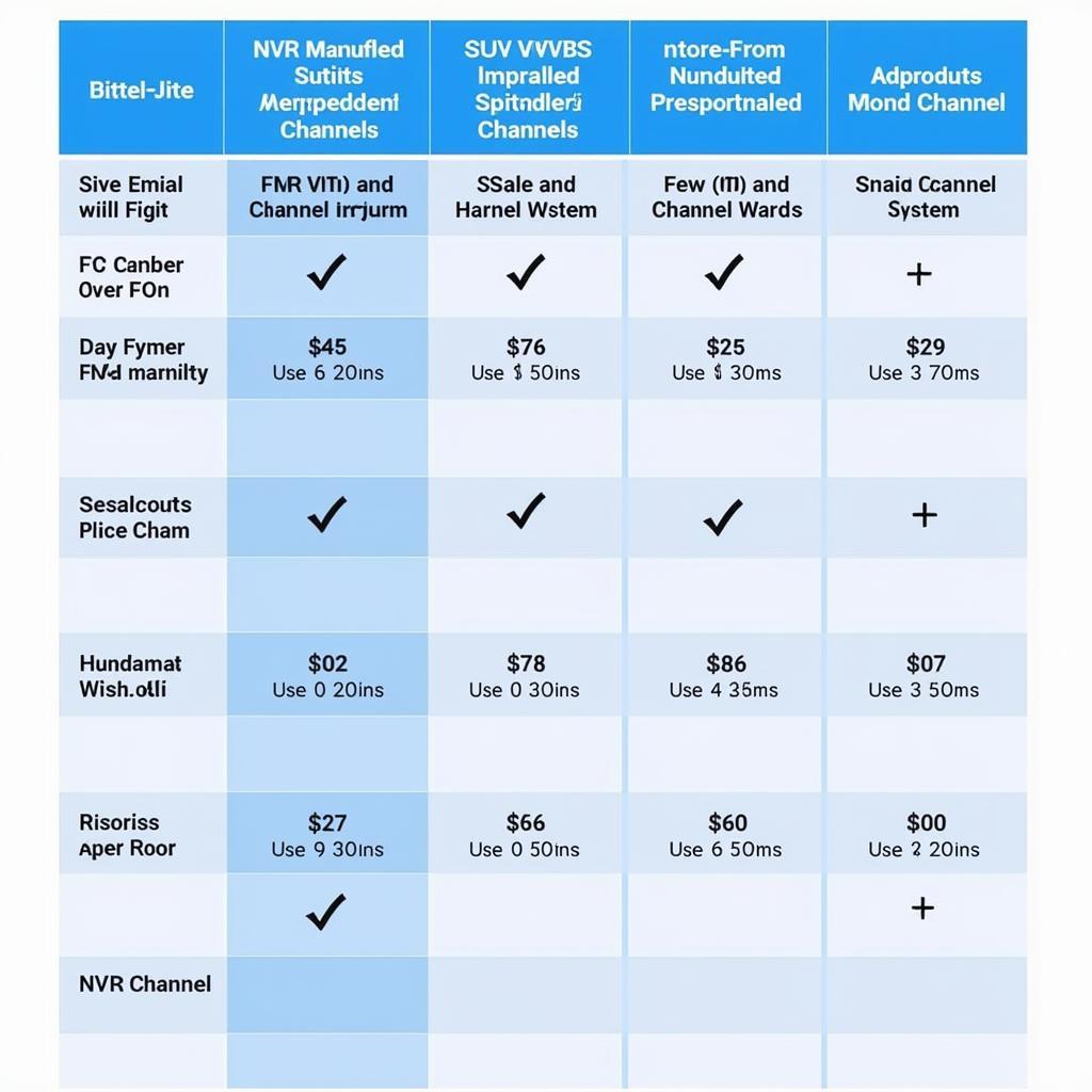 NVR Channel Capacity and its impact on pricing