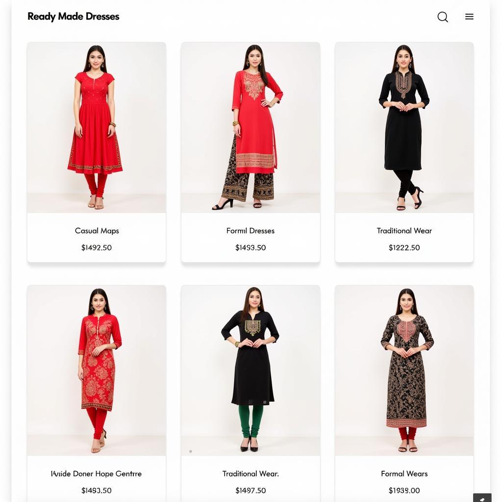 Shopping for Ready Made Dresses Online in Pakistan