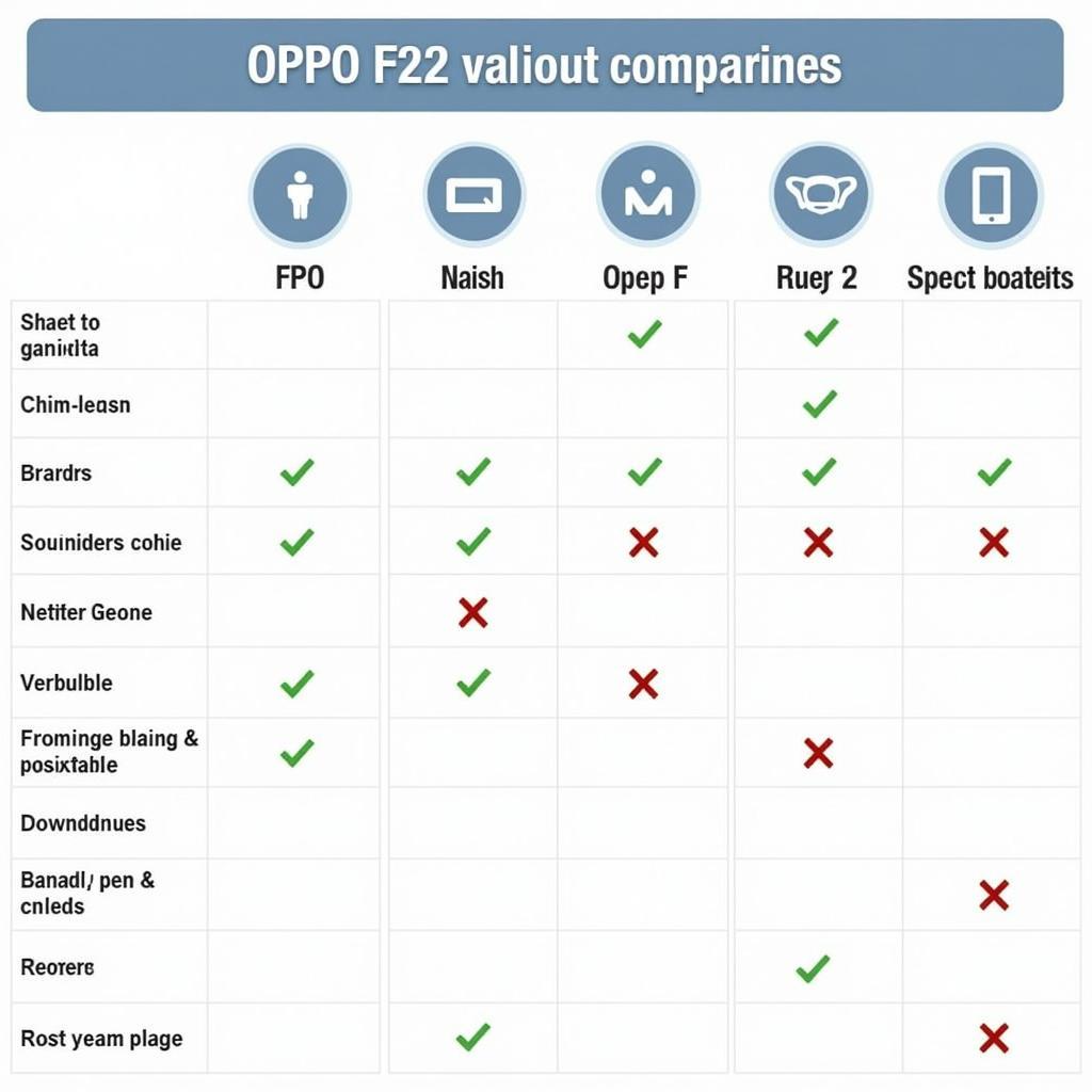 Oppo F22 Compared to Competitors