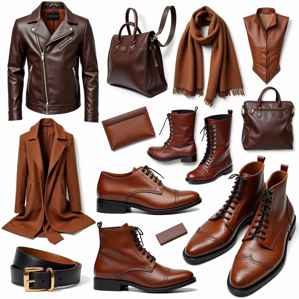 Variety of Pakistan Leather Goods