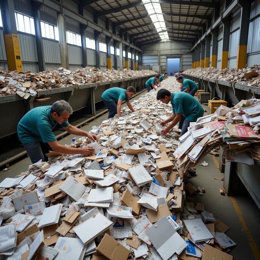 Recycling Operations in a Pakistani Paper Mill