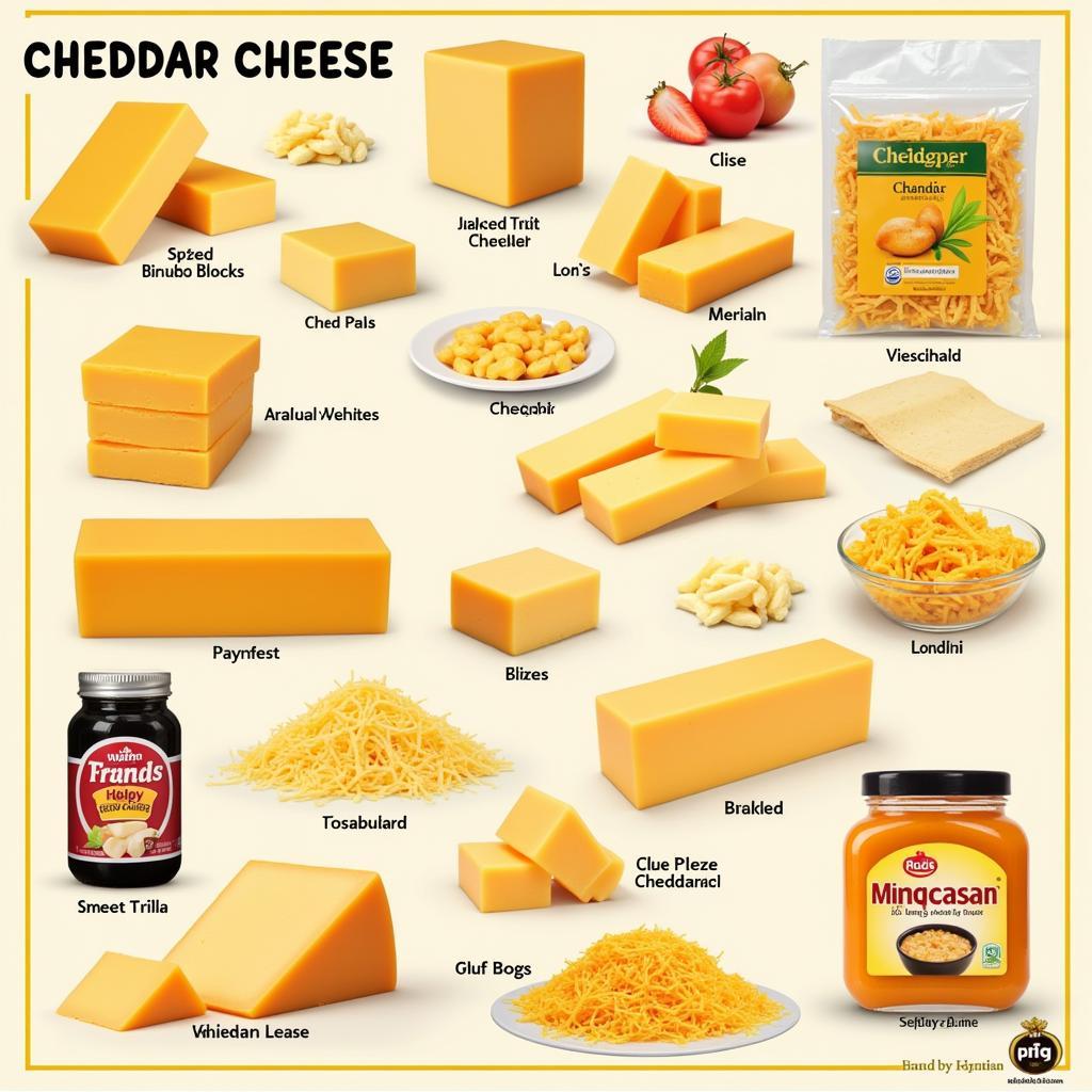 Variety of Cheddar Cheese in Pakistan