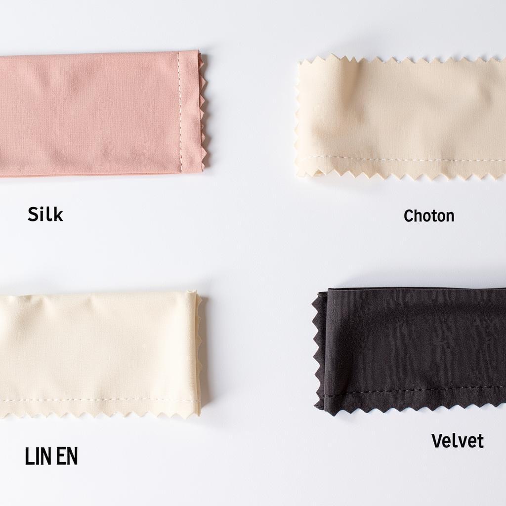 Different types of cut piece cloth fabrics displayed in an online shop in Pakistan