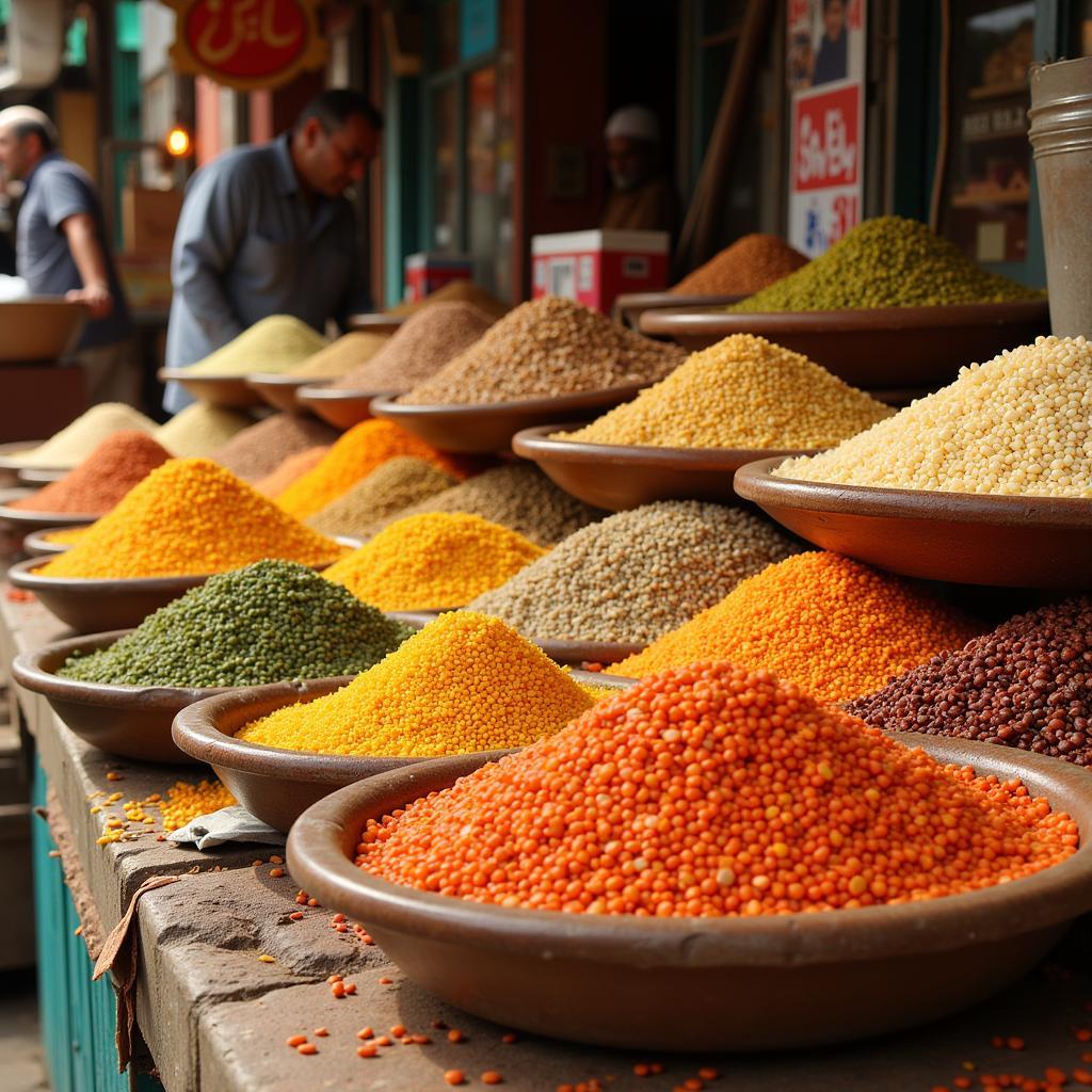 Daal Market in Pakistan