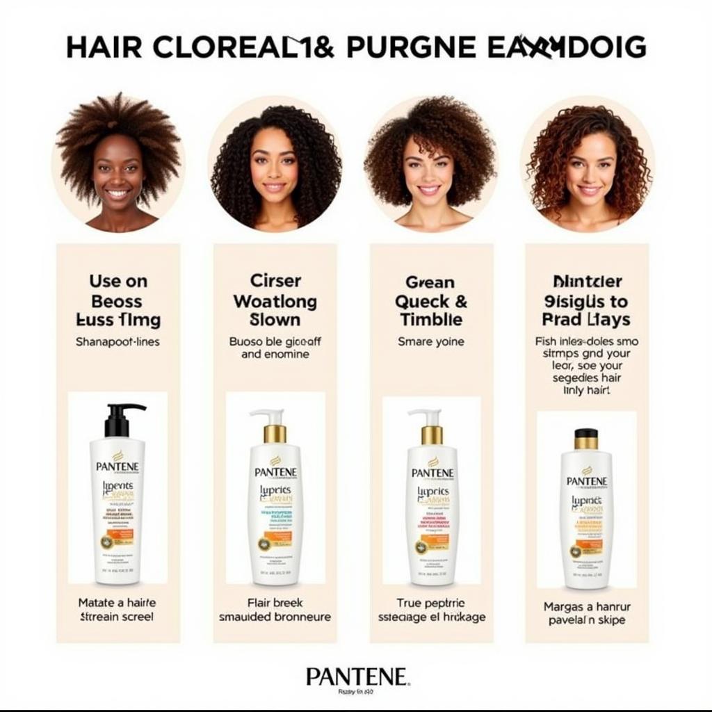 Pantene Shampoo for Different Hair Types