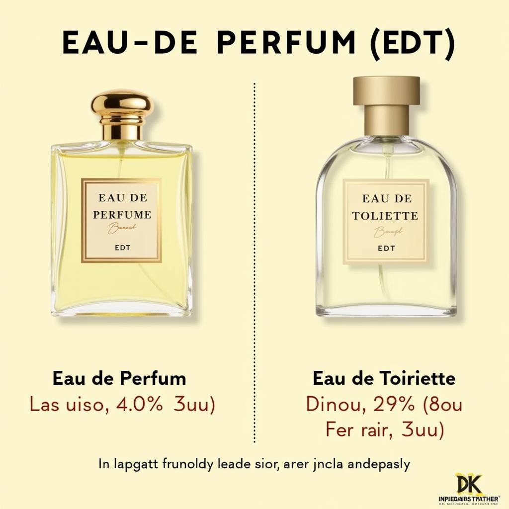 Comparing Perfume Concentrations (EDP vs. EDT)