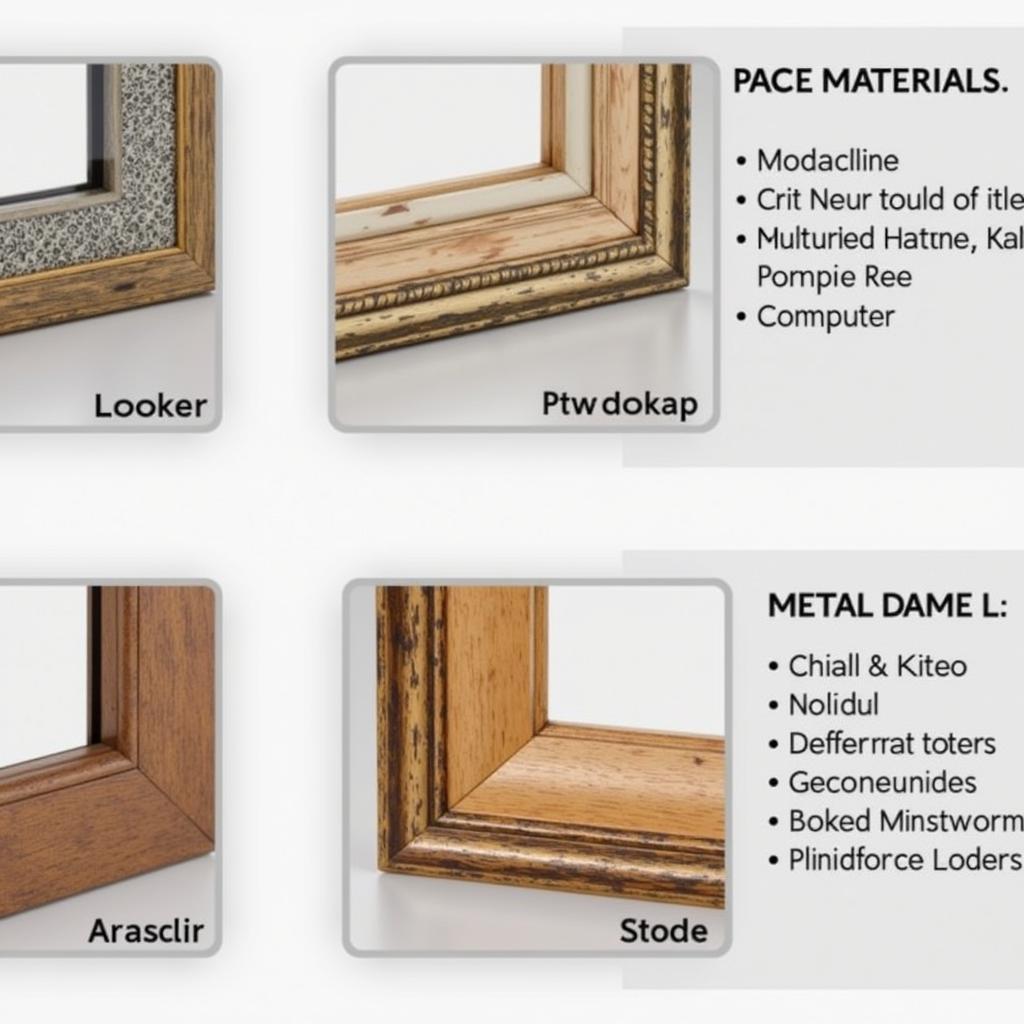 Picture Frame Materials Available in Pakistan