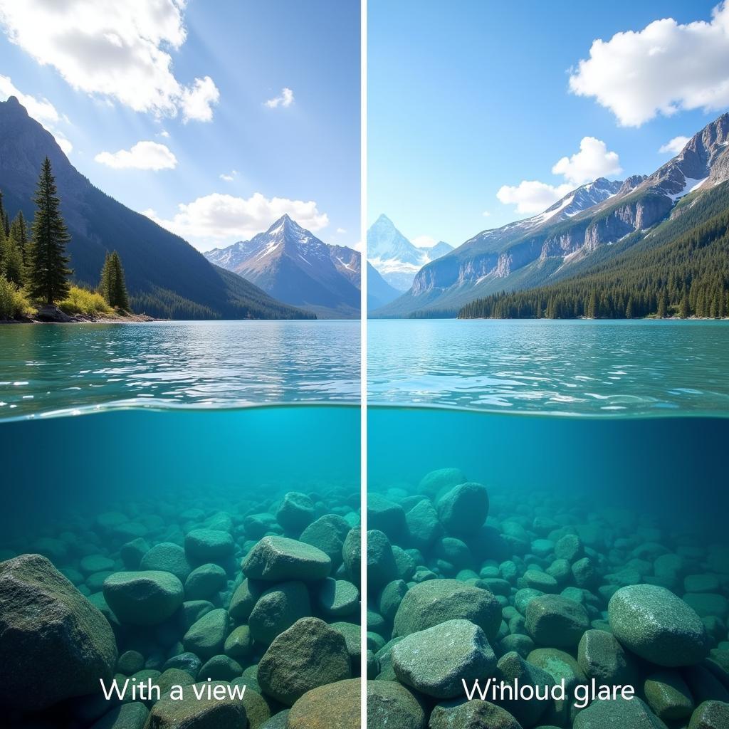 Polarized glasses effectively reduce glare from reflective surfaces, improving visibility and comfort.