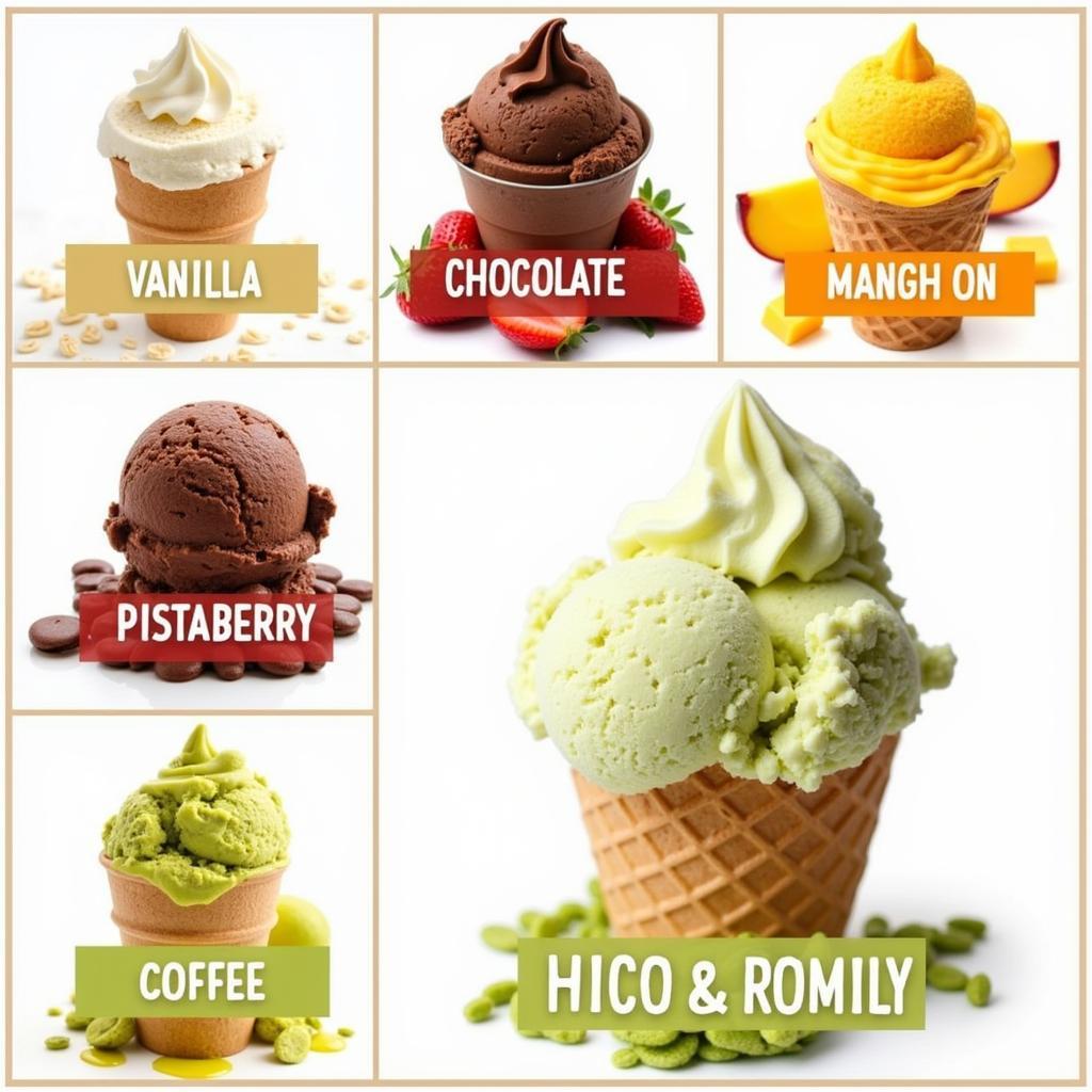 Popular Hico Ice Cream Flavors