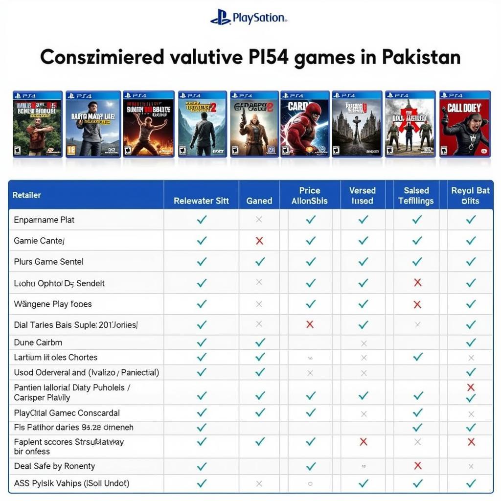 Comparing PS4 Game Prices in Pakistan