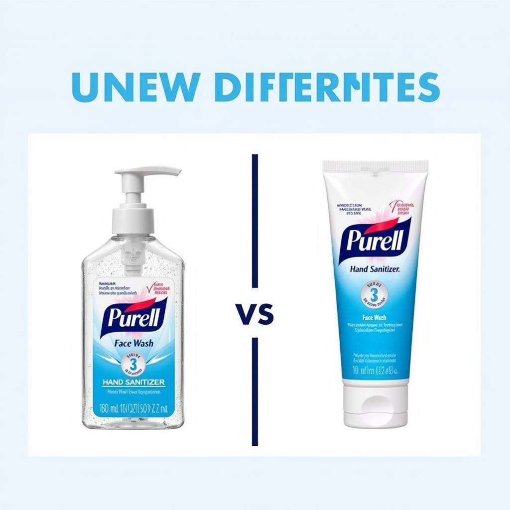 Purell Hand Sanitizer vs. Face Wash