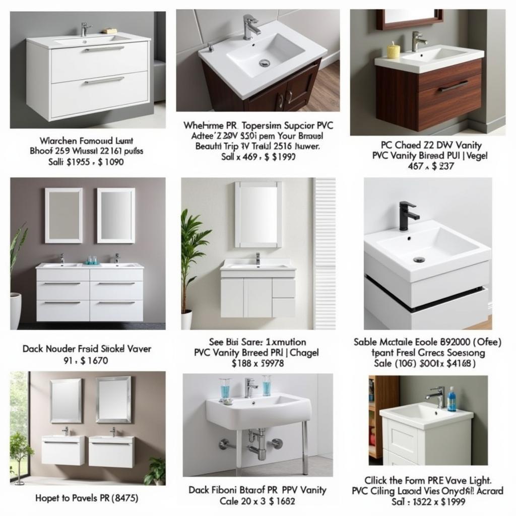 PVC Vanity Price Range in Pakistan