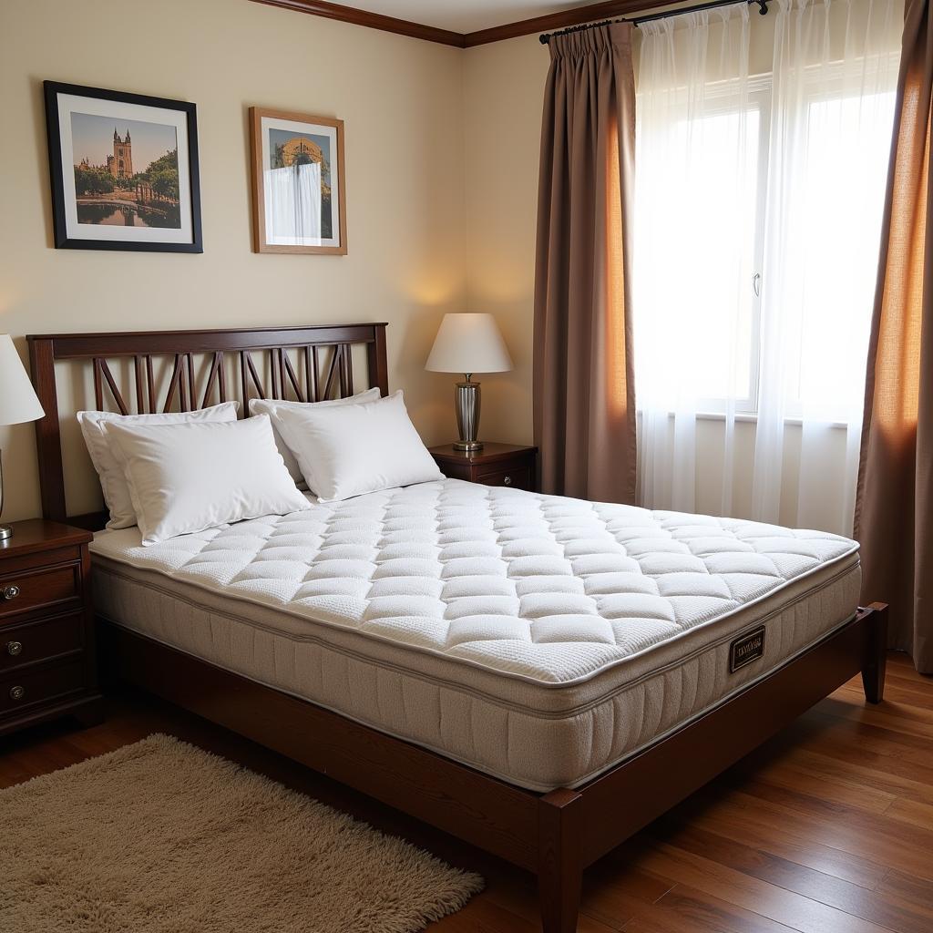 Queen Size Mattress in a Pakistani Bedroom