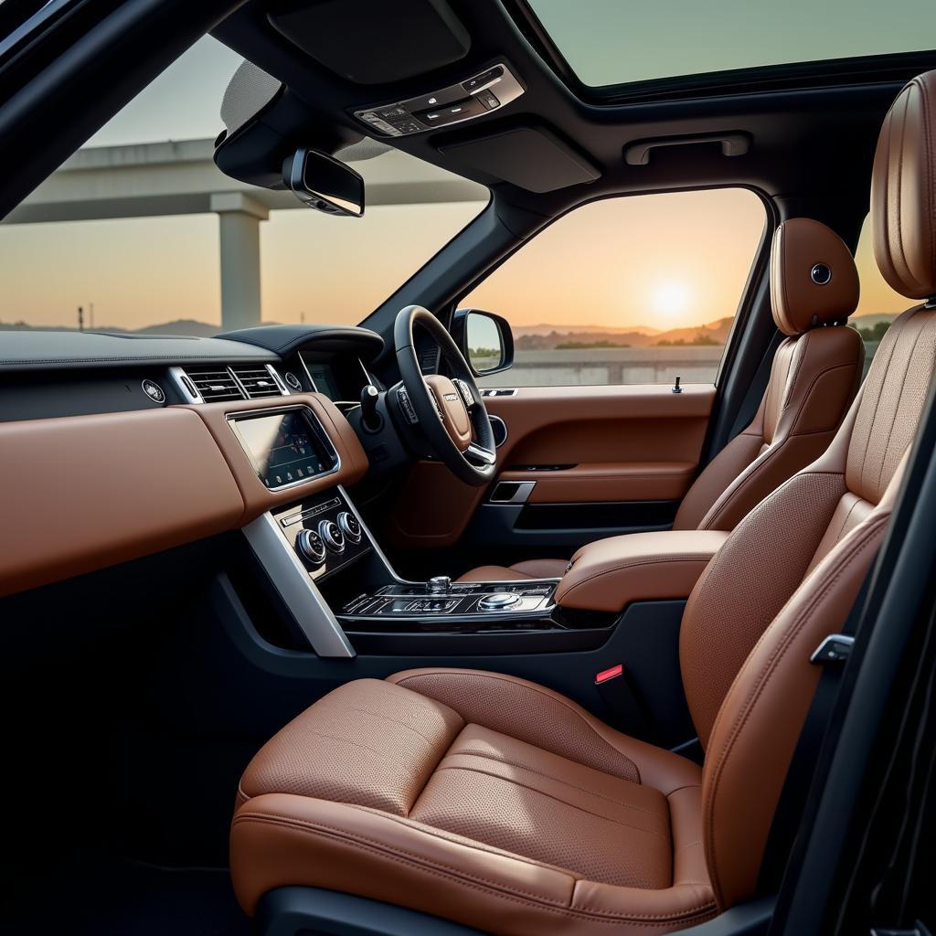 Luxurious Interior of the Range Rover 2023