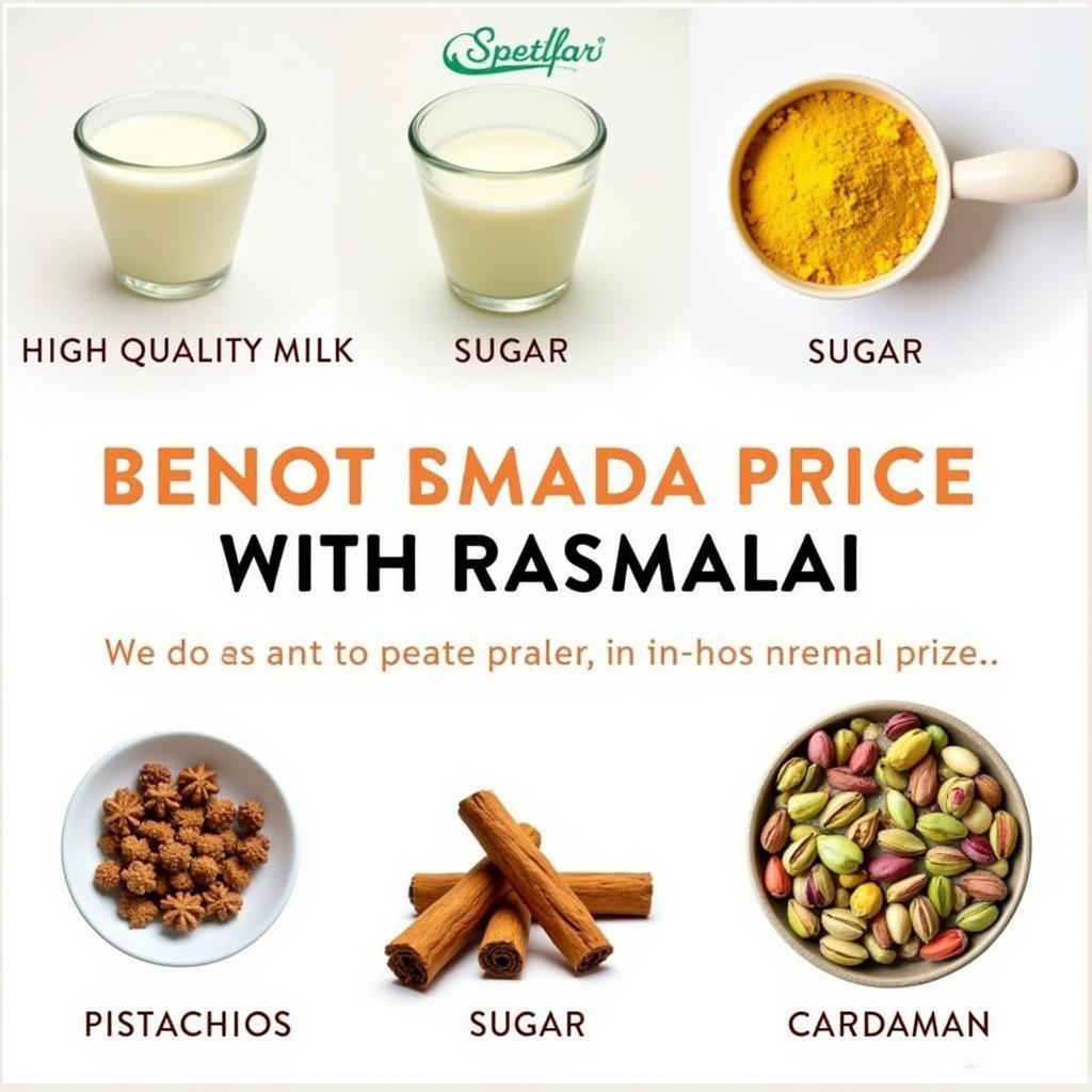 Rasmalai Ingredients Impacting Price