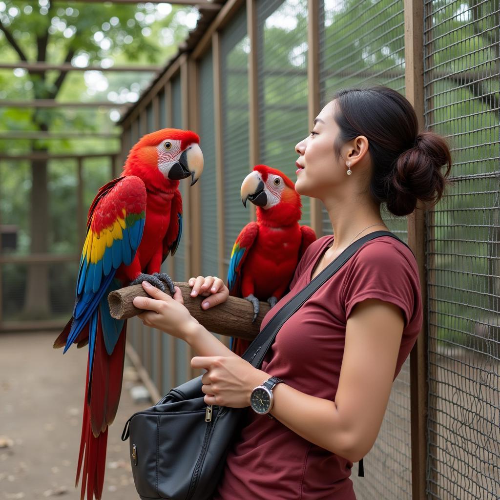 Red Macaw Breeder in Pakistan